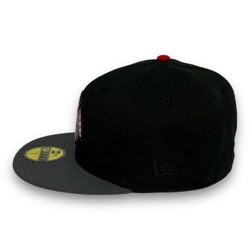 Blackhawks59FIFTYNewEraBlack GraphiteHatRedUV 404D 837A CB 63