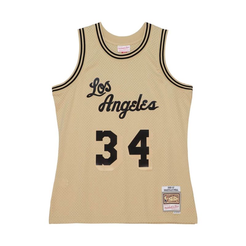 KhakiBlackSwingmanShaquilleO NealLosAngelesLakers1996 97Jersey