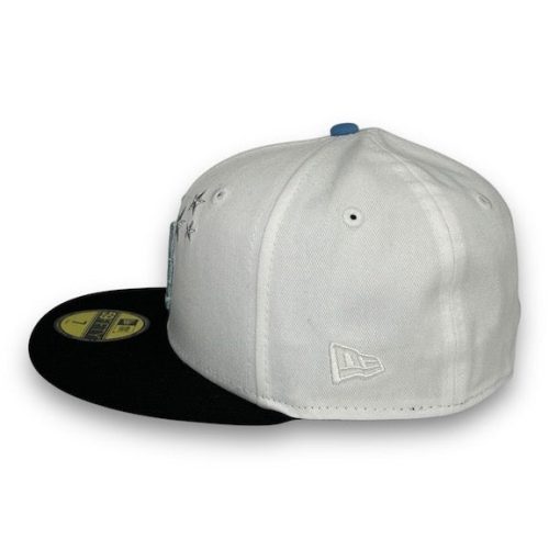 LADodgersStars40th59FIFTYNewEraWhite BlackHat 404D 837A CB 34