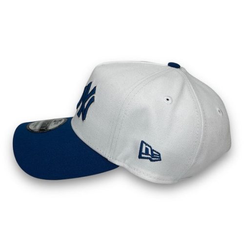 MetsxYankees00WSNewEra9FORTYAFWhite BlueSnapbackHat 47C7 B96C 39 30