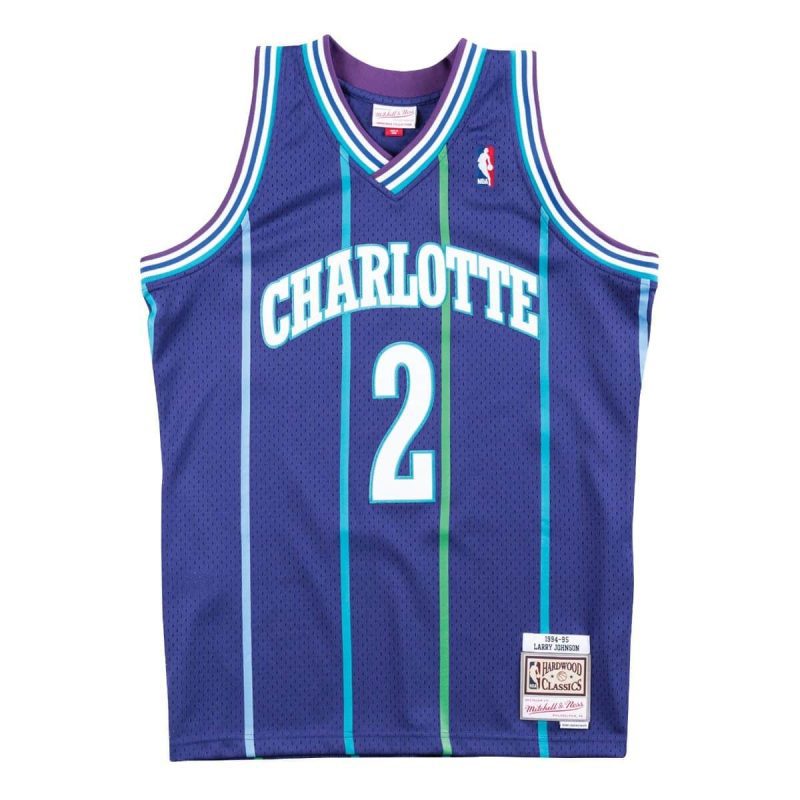 SwingmanJerseyCharlotteHornetsAlternate1994 95LarryJohnson