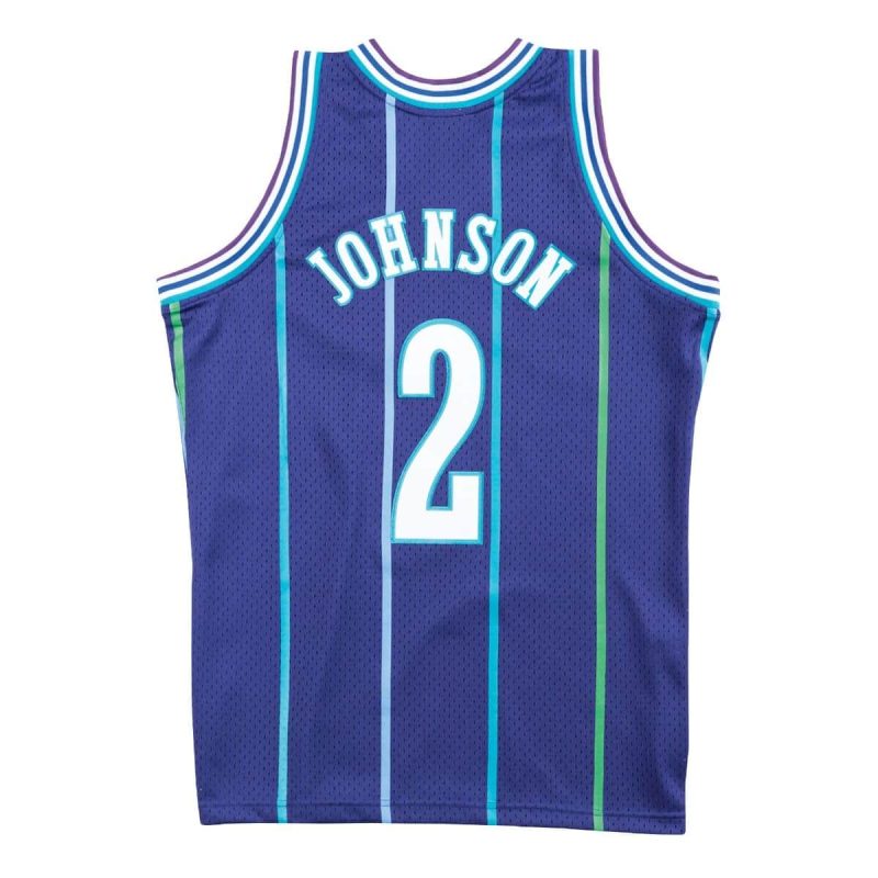 SwingmanJerseyCharlotteHornetsAlternate1994 95LarryJohnson1