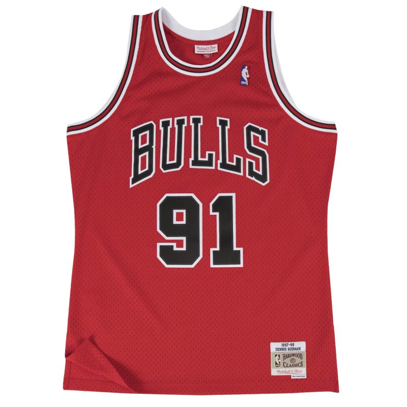 SwingmanJerseyChicagoBullsRoad1997 98DennisRodman